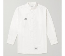 Button-Down Collar Embroidered Cotton-Oxford Shirt