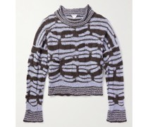 Pullover aus Jacquard-Strick aus Baumwolle
