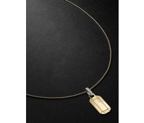 Tokyo Kette aus Weißgold und Silber mit Diamanten