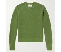 Pullover in Waffelstrick