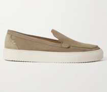 Larry Regenerated Suede by evolo® Slip-On Sneakers