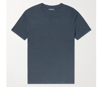 Slim-Fit Cotton and Linen-Blend Jersey T-Shirt