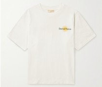 Eternal Peace T-Shirt aus Baumwoll-Jersey mit Print