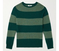 Pullover aus Wolle mit Streifen