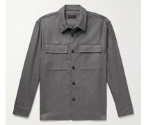 Zeno Hemd aus Schurwoll-Twill