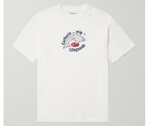 Lifeguards T-Shirt aus Baumwoll-Jersey mit Logoprint