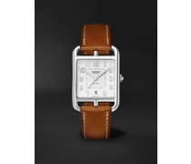 Cape Cod Automatic 33 mm Uhr aus Edelstahl mit Lederarmband, Ref.-Nr.: W055248WW00