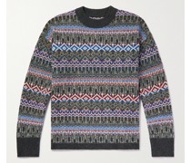 Dafre Jacquard-Knit Merino Wool Sweater