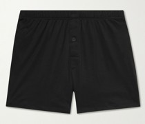 Sporty Mercerised Cotton Boxer Shorts