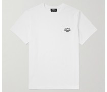 Raymond T-Shirt aus Baumwoll-Jersey mit Logostickerei