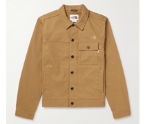 Hedston Jacke aus Twill aus einer Baumwollmischung mit Logostickerei
