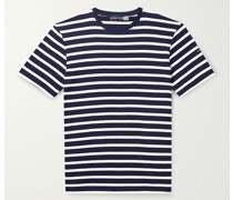 Slim-Fit Striped Cotton-Jersey T-Shirt