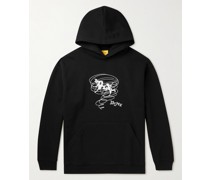 Twister Hoodie aus Baumwoll-Jersey mit Stickerei