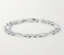 Figaro Link Silver Chain Bracelet