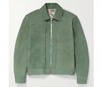 Jacke aus Nubukleder