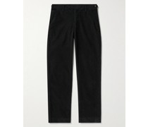 Gerade geschnittene Hose aus Baumwollcord