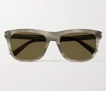 Sonnenbrille mit D-Rahmen aus recyceltem Azetat