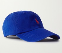 Baseballkappe aus Baumwoll-Twill mit Logostickerei