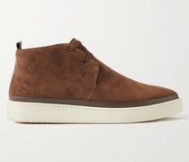 Chukka-Stiefel aus Veloursleder