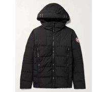 HyBridge Quilted Nylon Hooded Down Jacket