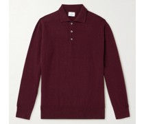 Wade Pullover aus einer Merinowoll-Kaschmirmischung mit Polokragen
