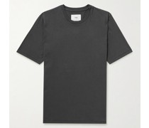 T-Shirt aus Baumwoll-Jersey in Stückfärbung