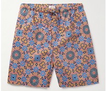 Ledbury 69 Pyjama-Shorts aus bedruckter Baumwollpopeline