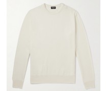 Schmal geschnittener Pullover aus „Oasi“-Kaschmir