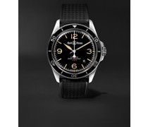 BR V2-92 Steel Heritage Automatic 41mm Stainless Steel and Rubber Watch, Ref. No. BRV292-HER-ST/SRB