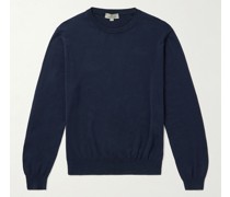 Pullover aus einer Baumwoll-Seidenmischung
