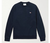 Sweatshirt aus Baumwoll-Jersey mit Logoapplikation