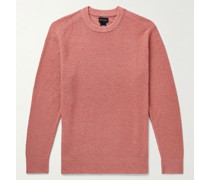 Pullover aus Bouclé aus einer Baumwollmischung