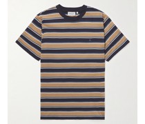 Leone gestreiftes T-Shirt aus Baumwoll-Jersey