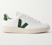 V-12 Sneakers aus Leder mit Velourslederbesätzen
