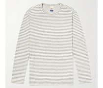 Cloud Reversible Striped Cotton and Modal-Blend T-Shirt