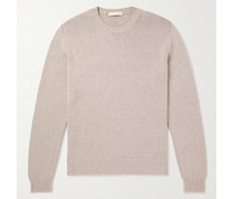 Schmal geschnittener Pullover aus Baumwolle
