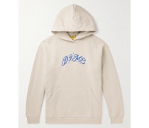 Sparkle Hoodie aus Baumwoll-Jersey mit Logostickerei