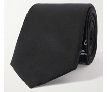 Krawatte aus Tencel™-Lyocell-Twill mit Etikett-Print