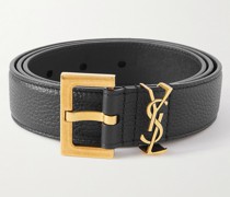 3cm Full-Grain Leather Belt