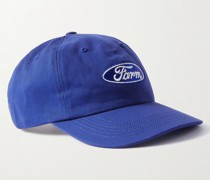Baseballkappe aus Twill mit Logostickerei