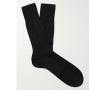No 4 Socken aus einer Maulbeerseidenmischung
