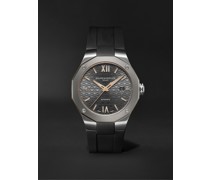 Riviera Automatic 42 mm Uhr aus Edelstahl und Titan mit Kautschukarmband, Ref.-Nr. 10660