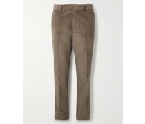 Schmal zulaufende Hose aus Baumwollcord