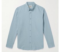 Bolton Hemd aus Baumwoll-Oxford mit Button-Down-Kragen und Logostickerei