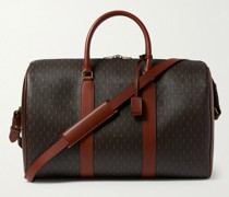 Le Monogramme 48H Leather-Trimmed Coated-Canvas Duffle Bag