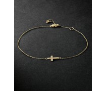 Mini Cross Armband aus Gold