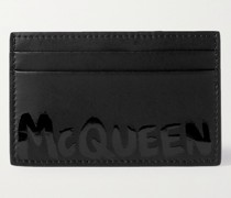 Logo-Print Leather Cardholder