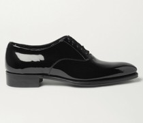 + George Cleverley Oxford-Schuhe aus Lackleder