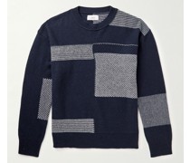 Pullover aus Jacquard-Strick aus einer Kaschmirmischung