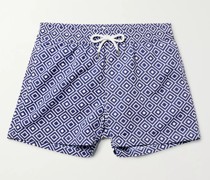 Angra kurze Badeshorts mit schmaler Passform und Print